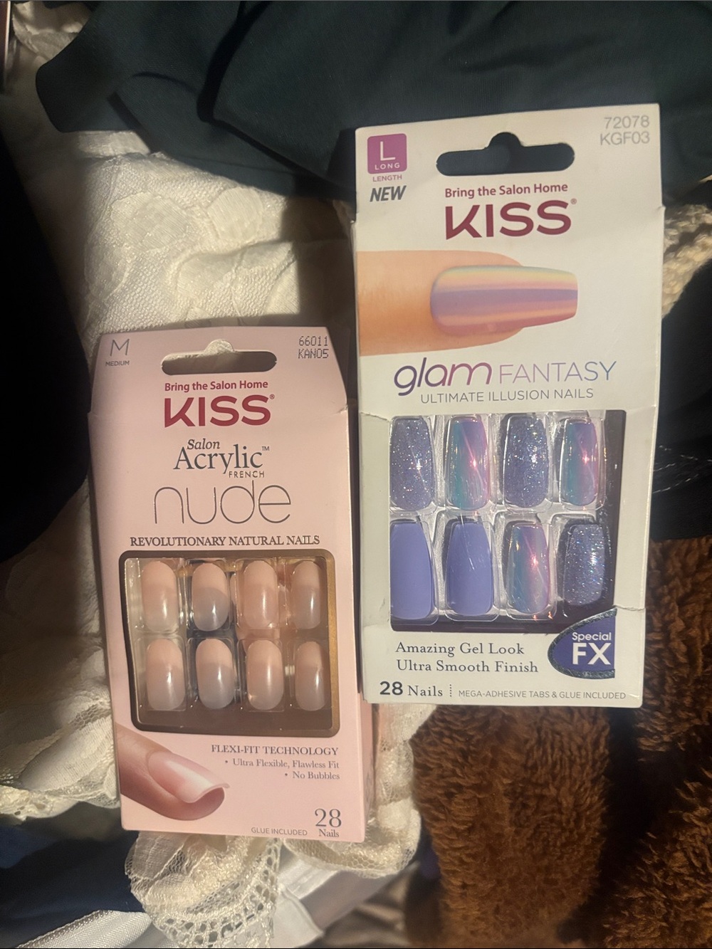 Bundle 2 unopened kiss nails